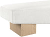 Meridian Furniture - Alora Fabric Upholstered Bench - 22057Cream - GreatFurnitureDeal