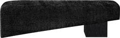 Meridian Furniture - Alora Fabric Upholstered Bench - 22058Black - GreatFurnitureDeal