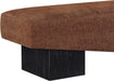 Meridian Furniture - Alora Fabric Upholstered Bench - 22058Cognac - GreatFurnitureDeal