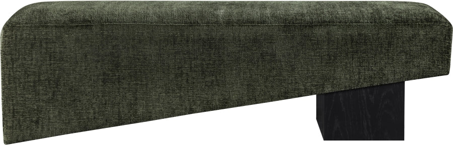 Meridian Furniture - Alora Fabric Upholstered Bench - 22058Green - GreatFurnitureDeal