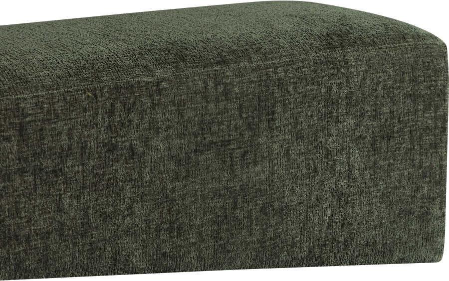 Meridian Furniture - Alora Fabric Upholstered Bench - 22058Green - GreatFurnitureDeal