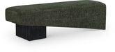 Meridian Furniture - Alora Fabric Upholstered Bench - 22058Green - GreatFurnitureDeal