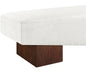 Meridian Furniture - Alora Fabric Upholstered Bench - 22059Cream - GreatFurnitureDeal