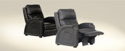 Catnapper - Reliever Power Headrest Power Lay Flat Recliner in Black - 764795-7-BLACK - GreatFurnitureDeal