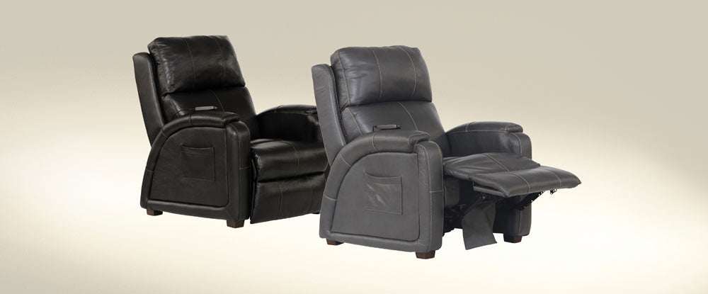 Catnapper - Reliever Power Headrest Power Lay Flat Recliner in Black - 764795-7-BLACK - GreatFurnitureDeal