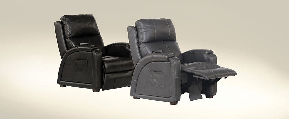 Catnapper - Reliever Power Headrest Power Lay Flat Recliner in Black - 764795-7-BLACK - GreatFurnitureDeal