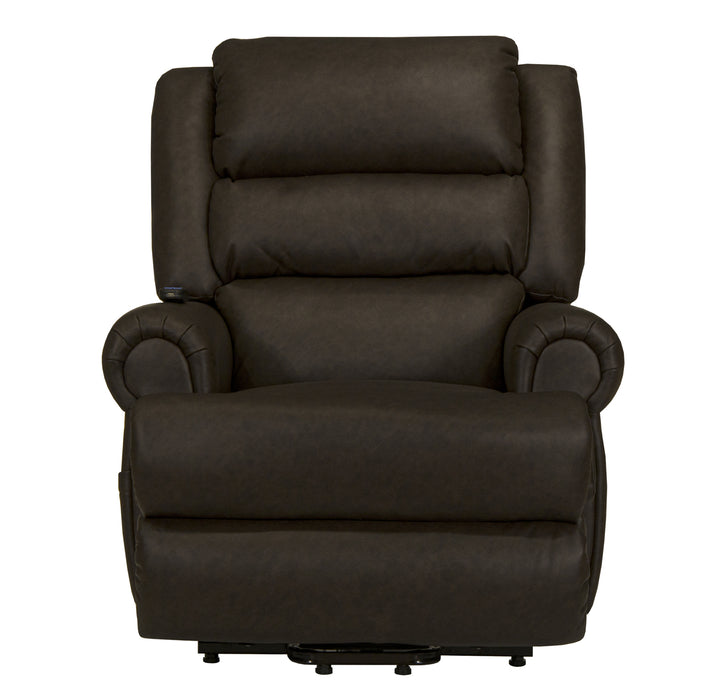 Catnapper - Muncy Power Headrest Power Rocker Recliner w/CR3 Heat/Massage in Walnut - 4800-WALNUT - GreatFurnitureDeal