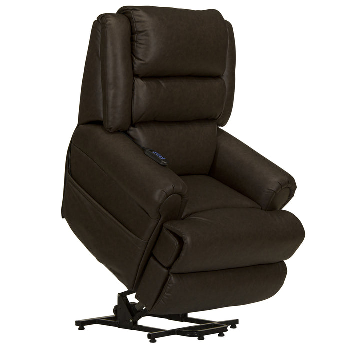 Catnapper - Muncy Power Headrest Power Rocker Recliner w/CR3 Heat/Massage in Walnut - 4800-WALNUT - GreatFurnitureDeal