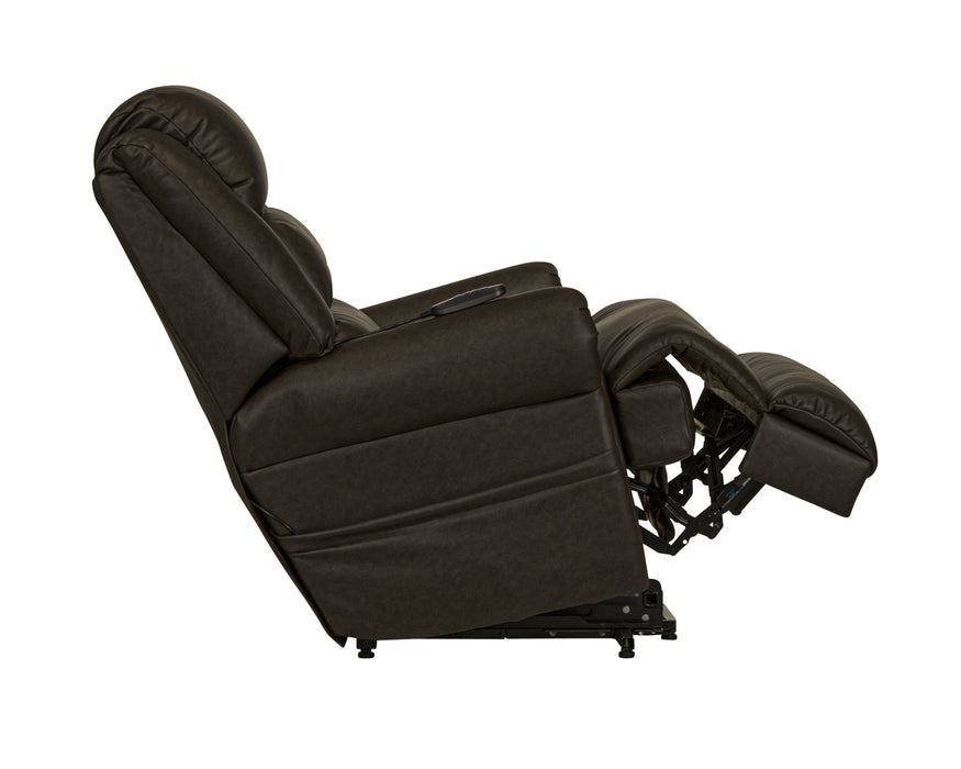 Catnapper - Muncy Power Headrest Power Rocker Recliner w/CR3 Heat/Massage in Walnut - 4800-WALNUT - GreatFurnitureDeal