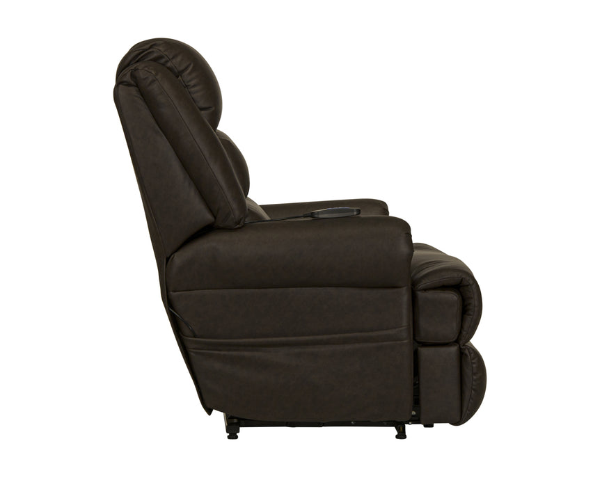 Catnapper - Muncy Power Headrest Power Rocker Recliner w/CR3 Heat/Massage in Walnut - 4800-WALNUT - GreatFurnitureDeal