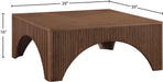 Meridian Furniture - Eloise Oak Veneer Coffee Table - 99089Brown-CT - GreatFurnitureDeal