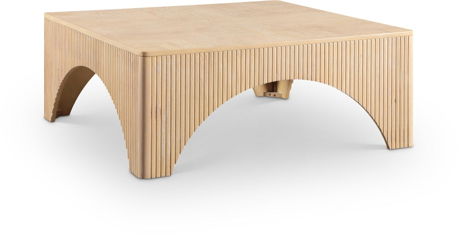 Meridian Furniture - Eloise Oak Veneer Coffee Table - 99089Oak-CT - GreatFurnitureDeal