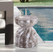 Meridian Furniture - Caserta Marble Finish Indoor/Outdoor Concrete End Table - 99048Brown-ET - GreatFurnitureDeal