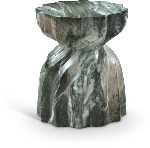 Meridian Furniture - Caserta Marble Finish Indoor/Outdoor Concrete End Table - 99048Green-ET - GreatFurnitureDeal
