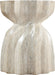 Meridian Furniture - Caserta Travertine Finish Indoor/Outdoor Concrete End Table - 99048Travertine-ET - GreatFurnitureDeal