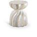 Meridian Furniture - Caserta Travertine Finish Indoor/Outdoor Concrete End Table - 99048Travertine-ET - GreatFurnitureDeal