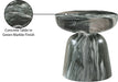 Meridian Furniture - Avellino Marble Finish Indoor/Outdoor Concrete End Table - 99052Green-ET - GreatFurnitureDeal