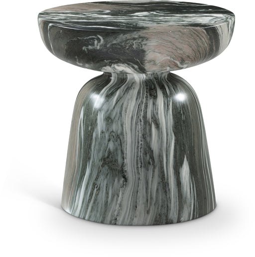 Meridian Furniture - Avellino Marble Finish Indoor/Outdoor Concrete End Table - 99052Green-ET - GreatFurnitureDeal