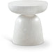 Meridian Furniture - Avellino Marble Finish Indoor/Outdoor Concrete End Table - 99052White-ET - GreatFurnitureDeal