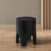 Meridian Furniture - Foligno Marble Finish Indoor/Outdoor Concrete End Table - 99054Black-ET - GreatFurnitureDeal