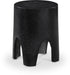 Meridian Furniture - Foligno Marble Finish Indoor/Outdoor Concrete End Table - 99054Black-ET - GreatFurnitureDeal