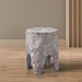 Meridian Furniture - Foligno Marble Finish Indoor/Outdoor Concrete End Table - 99054Brown-ET - GreatFurnitureDeal
