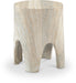 Meridian Furniture - Foligno Marble Finish Indoor/Outdoor Concrete End Table - 99054Travertine-ET - GreatFurnitureDeal