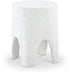 Meridian Furniture - Foligno Marble Finish Indoor/Outdoor Concrete End Table - 99054White-ET - GreatFurnitureDeal