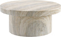 Meridian Furniture - Legatto Travertine Finish Indoor/Outdoor Concrete Coffee Table - 99061Travertine-CT - GreatFurnitureDeal