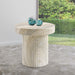 Meridian Furniture - Legatto Travertine Finish Indoor/Outdoor Concrete End Table - 99061Travertine-ET - GreatFurnitureDeal