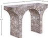 Meridian Furniture - Pomezia Marble Finish Concrete Console Table - 99073Brown-T - GreatFurnitureDeal