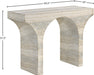 Meridian Furniture - Pomezia Travertine Finish Concrete Console Table - 99073Travertine-T - GreatFurnitureDeal