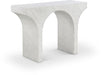 Meridian Furniture - Pomezia Marble Finish Concrete Console Table - 99073White-T - GreatFurnitureDeal