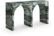 Meridian Furniture - Faenza Marble Finish Concrete Console Table - 99074Green-T - GreatFurnitureDeal