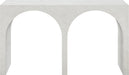 Meridian Furniture - Faenza Marble Finish Concrete Console Table - 99074White-T - GreatFurnitureDeal