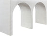 Meridian Furniture - Faenza Marble Finish Concrete Console Table - 99074White-T - GreatFurnitureDeal