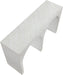 Meridian Furniture - Faenza Marble Finish Concrete Console Table - 99074White-T - GreatFurnitureDeal