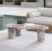 Meridian Furniture - Sassari Marble Finish Indoor/Outdoor Concrete Coffee Table - 99095Brown-CT - GreatFurnitureDeal