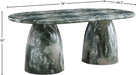 Meridian Furniture - Cosenza 78" Marble Finish Indoor/Outdoor Concrete Dining Table - 702Green-T - GreatFurnitureDeal