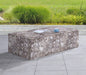 Meridian Furniture - Piazza Marble Finish Indoor/Outdoor Concrete Coffee Table - 99029Brown-CT - GreatFurnitureDeal