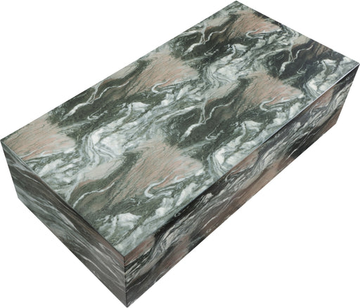 Meridian Furniture - Piazza Marble Finish Indoor/Outdoor Concrete Coffee Table - 99029Green-CT - GreatFurnitureDeal