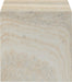 Meridian Furniture - Piazza Travertine Finish Indoor/Outdoor Concrete End Table - 99029Travertine-ET - GreatFurnitureDeal