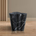 Meridian Furniture - Monza Marble Finish Indoor/Outdoor Concrete End Table - 99033Black-ET - GreatFurnitureDeal