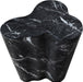 Meridian Furniture - Monza Marble Finish Indoor/Outdoor Concrete End Table - 99033Black-ET - GreatFurnitureDeal