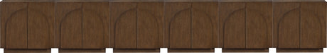 Meridian Furniture - Navona Oak Veneer Sideboard / Buffet - 77001Brown-T-6PC - GreatFurnitureDeal