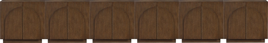 Meridian Furniture - Navona Oak Veneer Sideboard / Buffet - 77001Brown-T-6PC - GreatFurnitureDeal