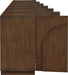 Meridian Furniture - Navona Oak Veneer Sideboard / Buffet - 77001Brown-T-6PC - GreatFurnitureDeal