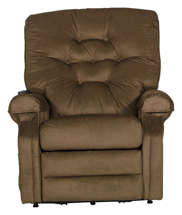 Catnapper - Patriot Power Lift Full Lay-Out Recliner in Brown Sugar - 4824-BROWN