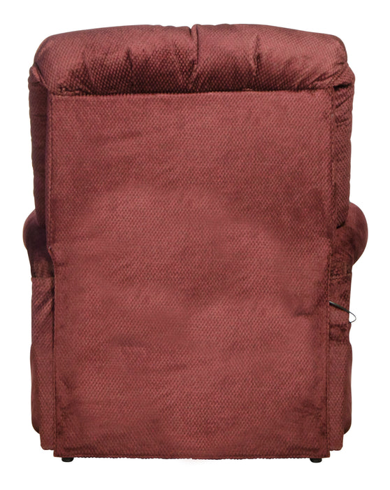 Catnapper - Patriot Power Lift Full Lay-Out Recliner in Vino - 4824-VINO - GreatFurnitureDeal