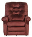 Catnapper - Patriot Power Lift Full Lay-Out Recliner in Vino - 4824-VINO - GreatFurnitureDeal